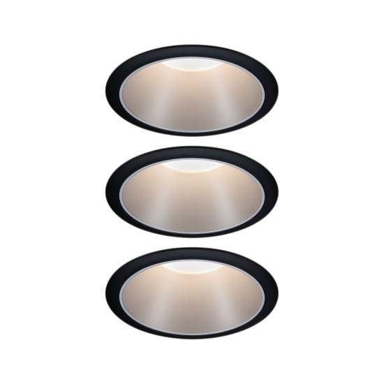 Iebūvējama lampa matēts sudrabots reflektors LED 3x6.5W 3-step dim COLE