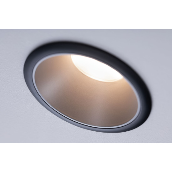Iebūvējama lampa matēts sudrabots reflektors LED 3x6.5W 3-step dim COLE