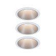 Iebūvējama lampa matēts sudrabots reflektors LED 3x6.5W 3-step dim COLE