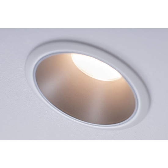 Iebūvējama lampa matēts sudrabots reflektors LED 3x6.5W 3-step dim COLE