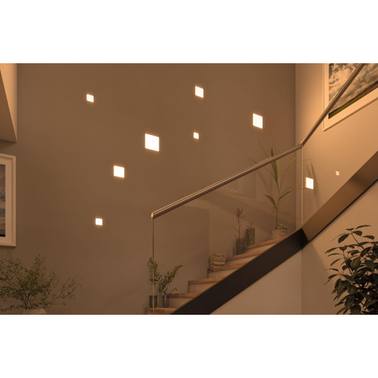 LED recessed panel  IP44  square 125x125mm 8,5W VELUNA VARIFIT
