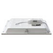 Recessed LED light QUADRA MINI Backlit 21W IP41 4000K 1480lm DALI battery 3H white