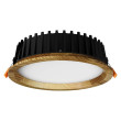 Recessed LED light RONDO WOODLINE 148 6W IP20 4000K 631lm Ash