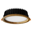 Recessed LED light RONDO WOODLINE 206 12W IP20 3000K 1211lm Oak