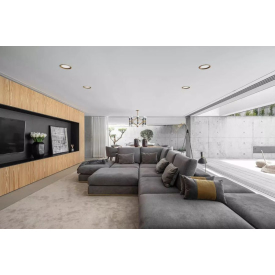 Recessed LED light RONDO WOODLINE 206 12W IP20 3000K 1211lm Oak