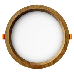Recessed LED light RONDO WOODLINE 206 12W IP20 3000K 1211lm Oak