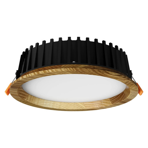 Recessed LED light RONDO WOODLINE 206 12W IP20 4000K 1360lm saar