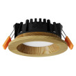 Recessed LED light RONDO WOODLINE 90 3W IP20 3000K 176lm Pine