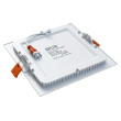 Recessed downlight SQUARE 12W IP40 4000K 1100lm standard white