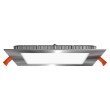 Recessed downlight SQUARE 12W IP40 4000K 1100lm silver