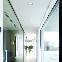 Recessed downlight SQUARE 6W IP40 4000K 550lm standard silver