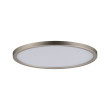 LED recessed panel IP44 12W matt nickel AREO