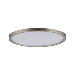 LED recessed panel IP44 12W matt nickel AREO