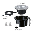 LED Recessed floor luminaire Durea IP67 round 213mm