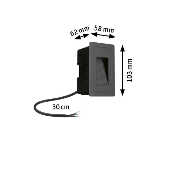 LED Exterior wall luminaire High IP44