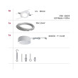 Bluetooth wire system set 4x4W ROUNDMAC