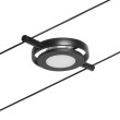 LED Cable system 5x280lm Black matt/Chrome ROUND MAC