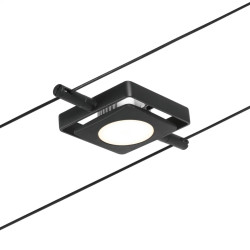 Wire system luminaire 4,5W black matt MACLED