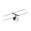 Cable system 5x10W GU5,3 black CONE BASIC