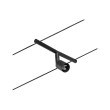 Wire system GU5,3 5x10W Matt black/Chrome SALT