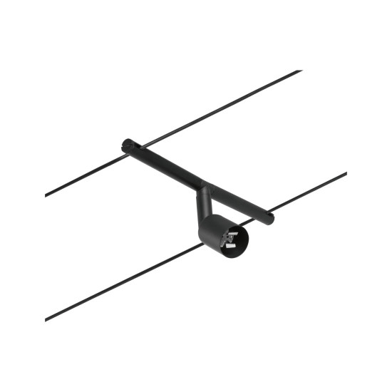 Wire system GU5,3 5x10W Matt black/Chrome SALT