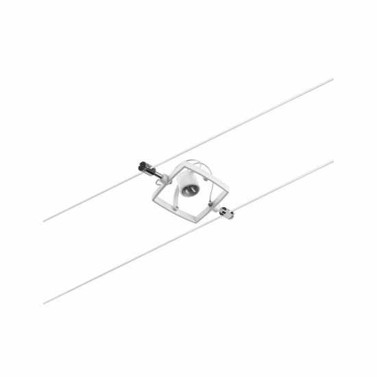 Wire system set 5x10W white  matt MAC II