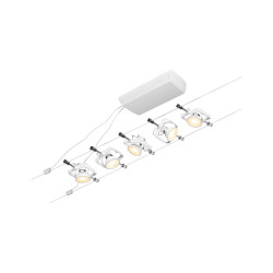 Wire system set 5x10W white  matt MAC II